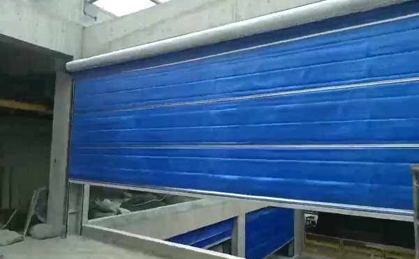 大型物流园区完成福海防火门整体安装工程